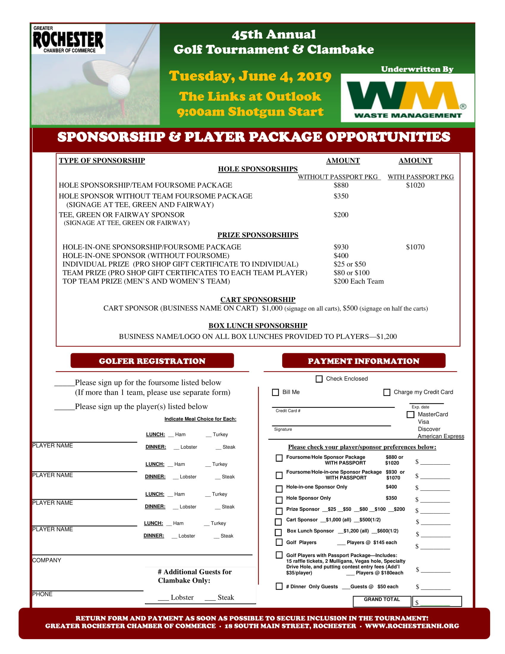 2019 Golf Registration RCC Flyer 1